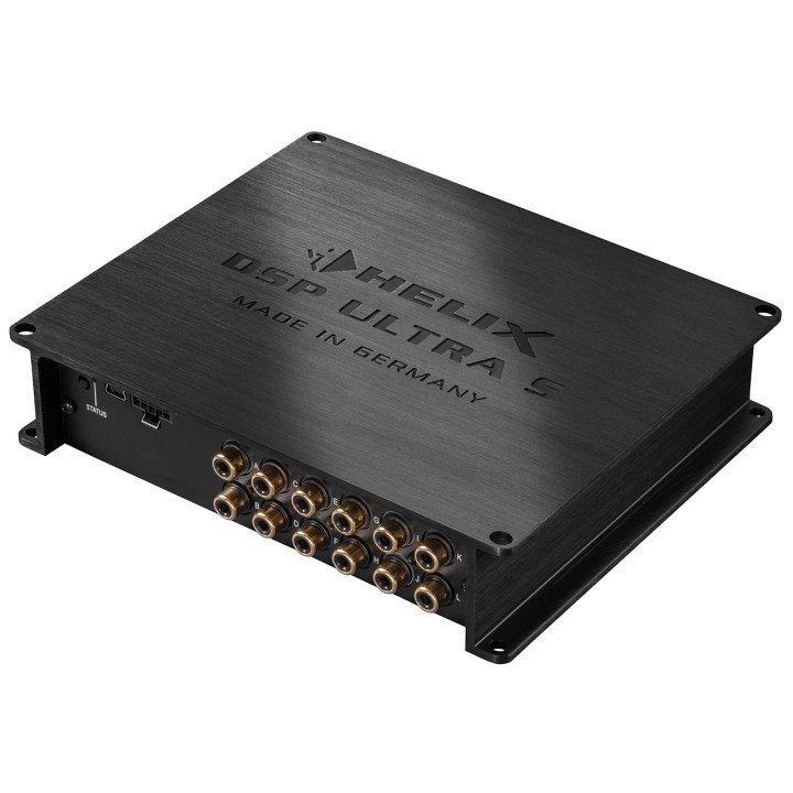 Helix DSP ULTRA S - Processore di Segnale Car Audio 12 Canali - Angolato