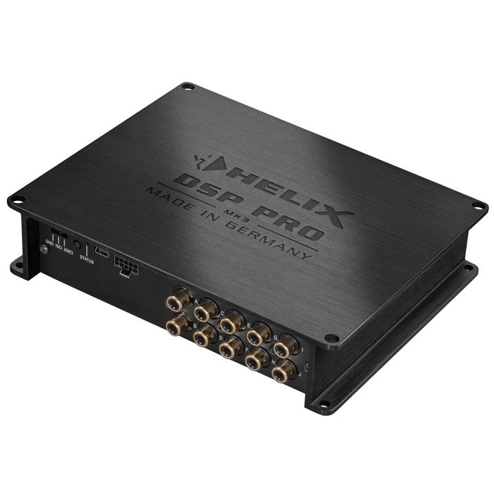 Helix DSP PRO MK3 - Processore di Segnale Car Audio 10 Canali - Angolato