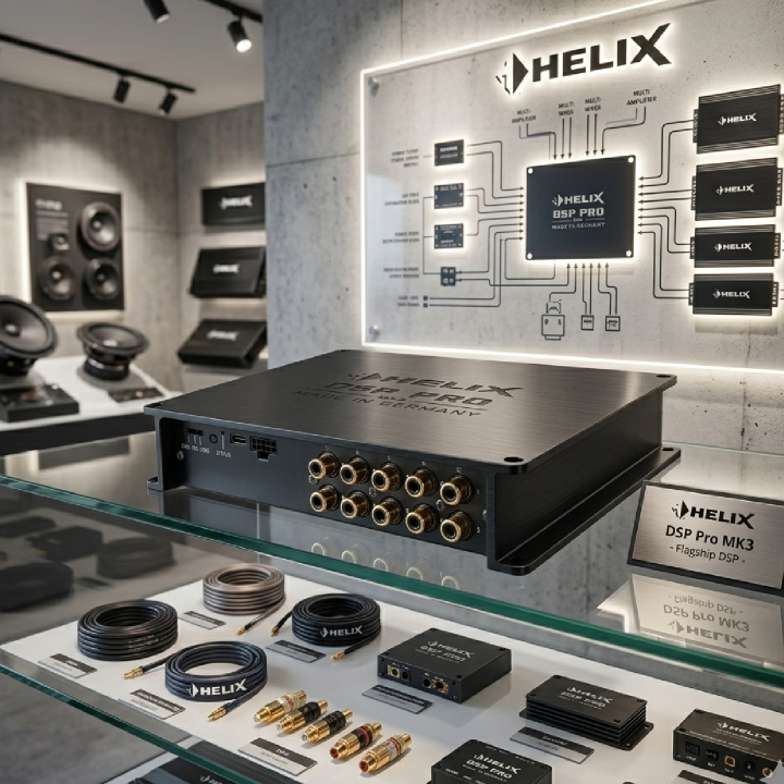 Helix DSP PRO MK3 - Processore di Segnale Car Audio 10 Canali - Scaffale Audiobay