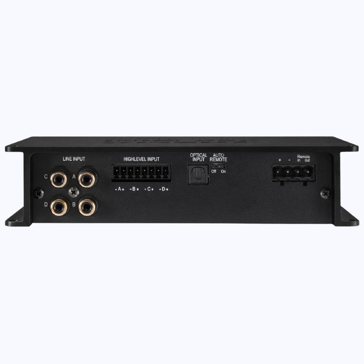 HELIX DSP MINI MK2 - Processore di Segnale Digitale 6 Canali High-Res Vista Frontale Ingressi