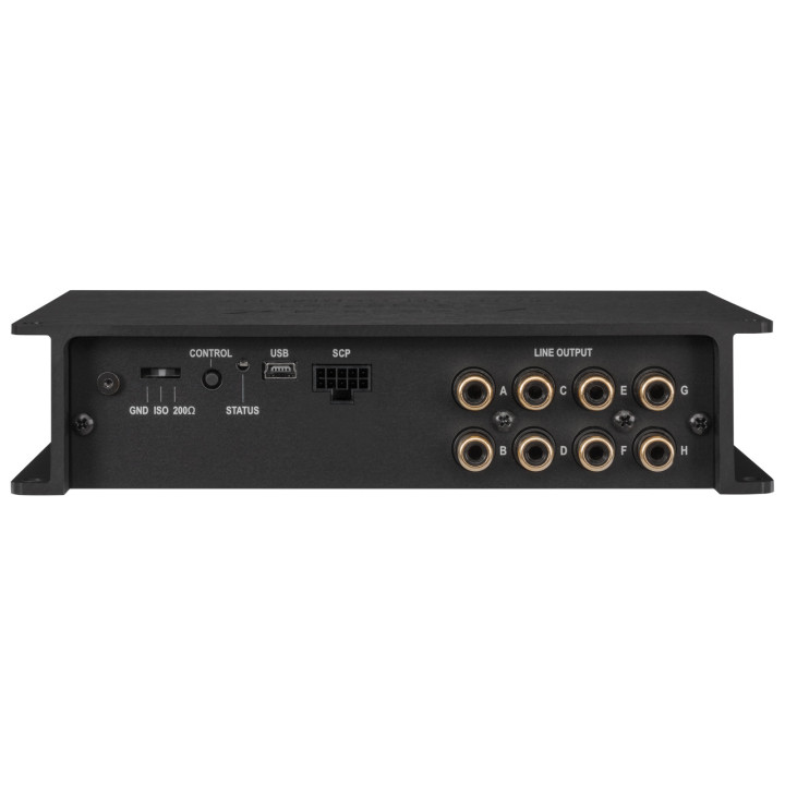 HELIX DSP.3S - Il Migliore Processore Audio Hi-Res 8 Canali - Vista frontale Uscite RCA